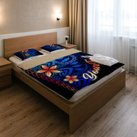 Cook Islands Custom Personalised Bedding Set - Vintage Tribal Mountain - Polynesian Pride