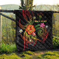 Niue Polynesian Personalised Premium Quilt - Legend of Niue (Reggae) - Polynesian Pride