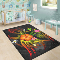 Vanuatu Polynesian Personalised Area Rug - Legend of Vanuatu (Reggae) - Polynesian Pride