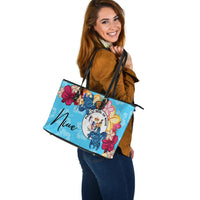 Niue Leather Tote - Tropical Style - Polynesian Pride