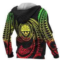 Federated States of Micronesia ll Over Hoodie Reggae Tribal Wave - Polynesian Pride