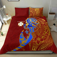 Wallis and Futuna Bedding Set Polynesian Royal Style LT16 Red - Polynesian Pride