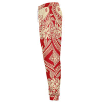 Polynesian Plumeria Mix Joggers - Polynesian Pride