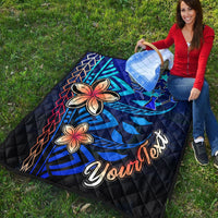 Kosrae Custom Personalised Premium Quilt - Vintage Tribal Mountain - Polynesian Pride