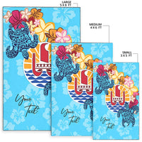 French Polynesia Area Rug - Custom Personalised Tropical Style - Polynesian Pride