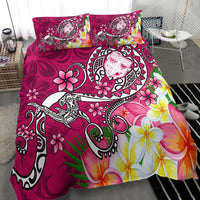Fiji Bedding Set - Turtle Plumeria (Pink) - Polynesian Pride