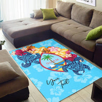 Guam Area Rug - Custom Personalised Tropical Style - Polynesian Pride