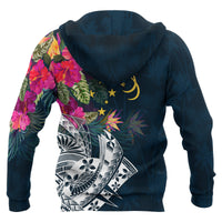 Papua New Guinea Zip up Hoodie Summer Vibes - Polynesian Pride