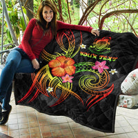 Tuvalu Polynesian Personalised Premium Quilt - Legend of Tuvalu (Reggae) - Polynesian Pride