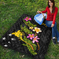 Papua New Guinea Polynesian Quilt - Plumeria Tribal - Polynesian Pride