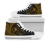 Yap High Top Shoes - Wings Style - Polynesian Pride