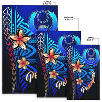 Pohnpei Area Rug - Vintage Tribal Mountain - Polynesian Pride