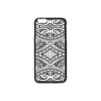 Polynesian 03 Rubber Phone Case One Size iPhone 6/6s Plus Black - White - Polynesian Pride