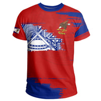 Polynesian T Shirt American Samoa Sport Ver - Polynesian Pride