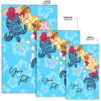 Kosrae Area Rug - Custom Personalised Tropical Style - Polynesian Pride