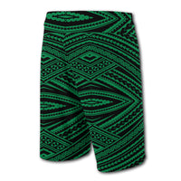 Hawaii Polynesian Tatau Board Shorts Green - Polynesian Pride