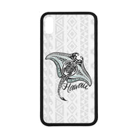 Polynesian 09 Rubber Phone Case One Size iPhone XS Max Black - White - Polynesian Pride