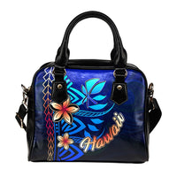 Hawaii Shoulder Handbag - Vintage Tribal Mountain - Polynesian Pride