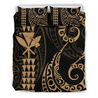 Kanaka Map Bedding Set Gold Gold - Polynesian Pride
