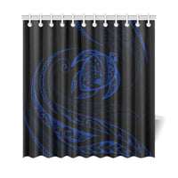 Hawaii Turtle Shower Curtain - Bule - Frida Style - Polynesian Pride
