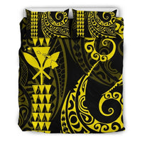 Kanaka Map Bedding Set Yellow Yellow - Polynesian Pride