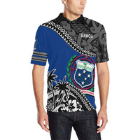 Samoa Polo Shirt Fall In The Wave K7 - Polynesian Pride