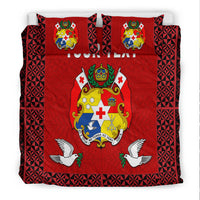 (Custom Personalised) Tonga Bedding Set Be Unique Version 01 Red LT13 - Polynesian Pride