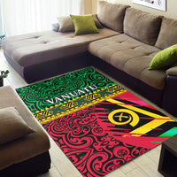 Vanuatu Dreamy Area Rug Flag and Pattern LT13 - Polynesian Pride