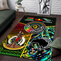 Vanuatu Mix Maori And Aboriginal Area Rug LT6 - Polynesian Pride