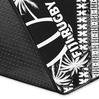 FijI Tapa Rugby Area Rug LT6 - Polynesian Pride