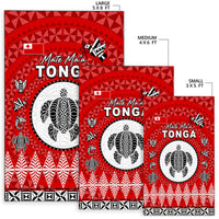 Mate Ma'a Tonga Ngatu Fonu Rugby Area Rug LT6 - Polynesian Pride