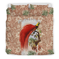 Papua New Guinea Duvet Cover Set - Raggiana Of Paradise Black - Polynesian Pride