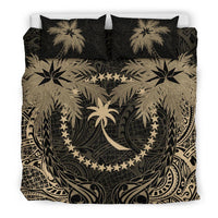 Chuuk Duvet Cover Set - Chuuk Flag Coconut (Duvet Cover) Black - Polynesian Pride