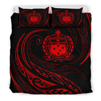 Samoa Bedding Set - Red - Frida Style - Polynesian Pride