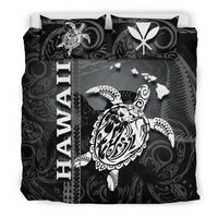 Polynesian Hawaii Duvet Cover Set - Turtle Hawaiian Black - Polynesian Pride