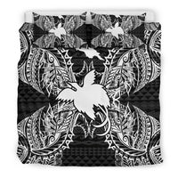 Polynesian Bedding Set - Papua New Guinea Duvet Cover Set Map Black - Polynesian Pride