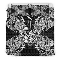 Polynesian Bedding Set - New Caledonia Duvet Cover Set Map Black - Polynesian Pride