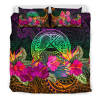 American Samoa Bedding Set - Summer Hibiscus - Polynesian Pride