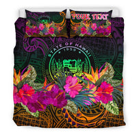 Polynesian Hawaii Personalised Bedding Set - Summer Hibiscus - Polynesian Pride