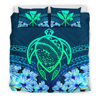 Hawaii Bedding Set - Hawaii Turtle Hibiscus Bedding Set - Choco Style - Polynesian Pride