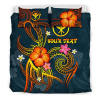 Polynesian Hawaii Personalised Bedding Set - Legend of Kanaka Maoli (Blue) - Polynesian Pride