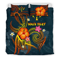 Kosrae Polynesian Personalised Bedding Set - Legend of Kosrae (Blue) - Polynesian Pride