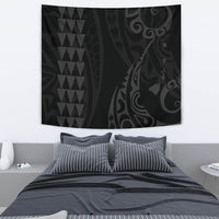 Hawaii Kakau Gray Polynesian Tribal Tapestry - Polynesian Pride