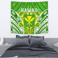 Hawaii Polynesian Tapestry - Hawaiian Pattern With Seal - Polynesian Pride