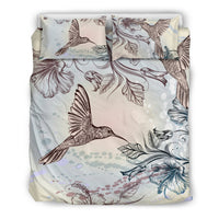 Hawaii Duvet Cover Set - Humming Bird & Hibiscus 03 - Polynesian Pride