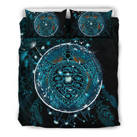 Polynesian Turtle Dreamcatcher Bedding Set Blue - Polynesian Pride