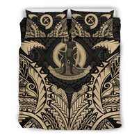 Vanuatu Duvet Cover Set - Vanuatu Coat Of Arms Premium - Polynesian Pride