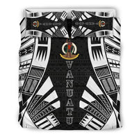 Vanuatu Duvet Cover Set - Polynesian Tattoo - Polynesian Pride