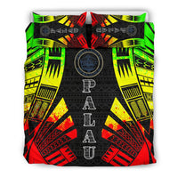 Palau Duvet Cover Set - Polynesian Tattoo Reggae - Polynesian Pride