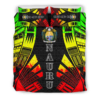 Nauru Duvet Cover Set - Polynesian Tattoo Reggae - Polynesian Pride